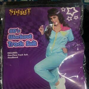 Spirit Retro Blue and Pink Track Suit